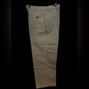 Y2K VTG CARHARTT CARPENTER PANTS 42x30 B11 DES DUNGAREE CARGO UTILITY WORKWEAR